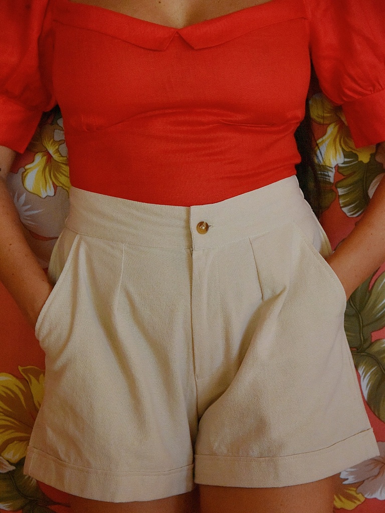 Nina Top Linen