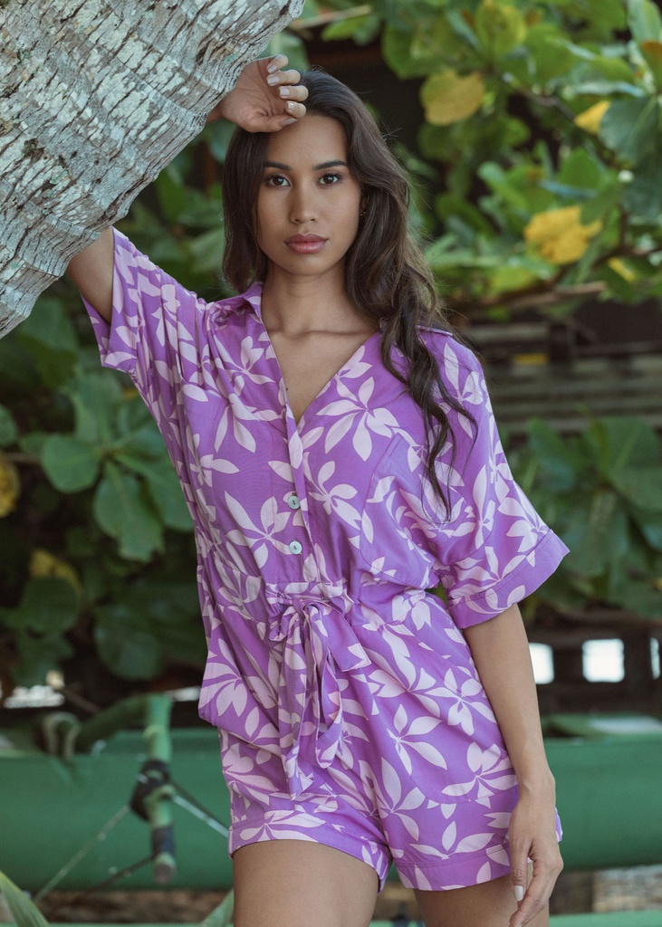 Olivia Rayon Romper